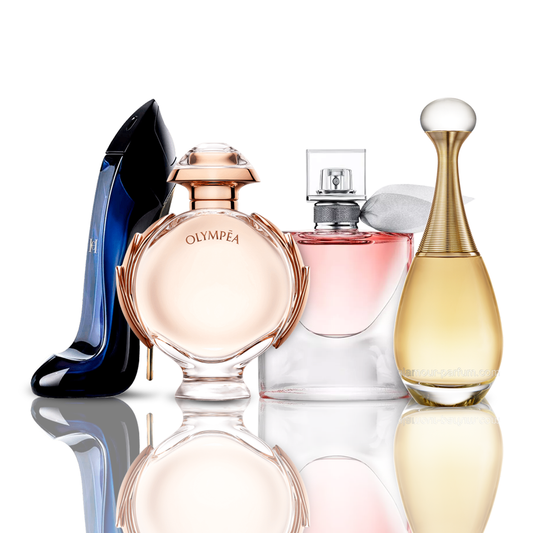 Sada 4 parfémů - Good Girl + Olympea + La Vie Est Belle + J'adore 100ML.